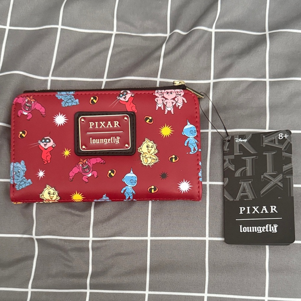 Loungefly Pixar Character Red Wallet